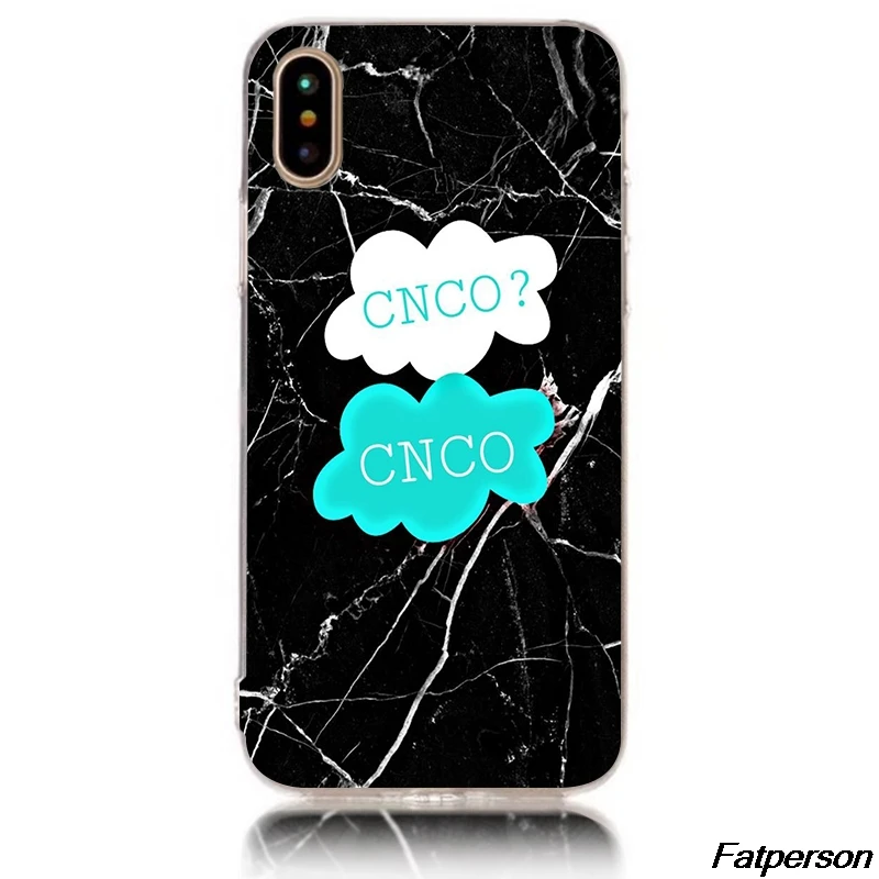 Латинский мужской комбинированный жесткий прозрачный чехол CNCO для Apple iPhone X 8 8plus 7