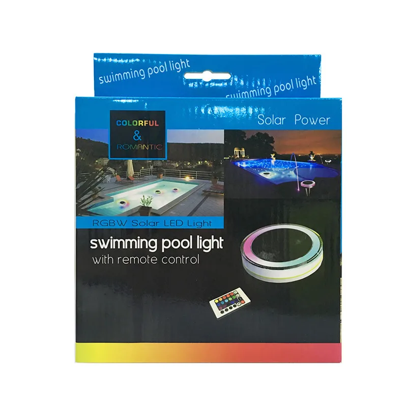 IP68 светодиодный свет RGB для использования в грунтовых водах солнечные лампы для пруда открытый для бассейна, погружаемый в воду вечерние Декор свет с удаленного Управление лампа