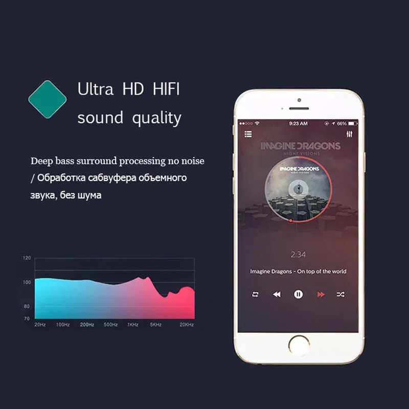 Беспроводные Bluetooth-наушники VITOG HWS916 с шейным ободом Hi-Fi басовые спортивные