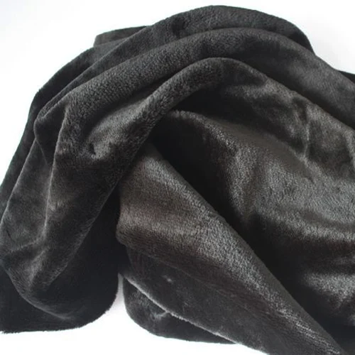 Мягкие черные тканевые костюмы из искусственного меха одеяла для косплея