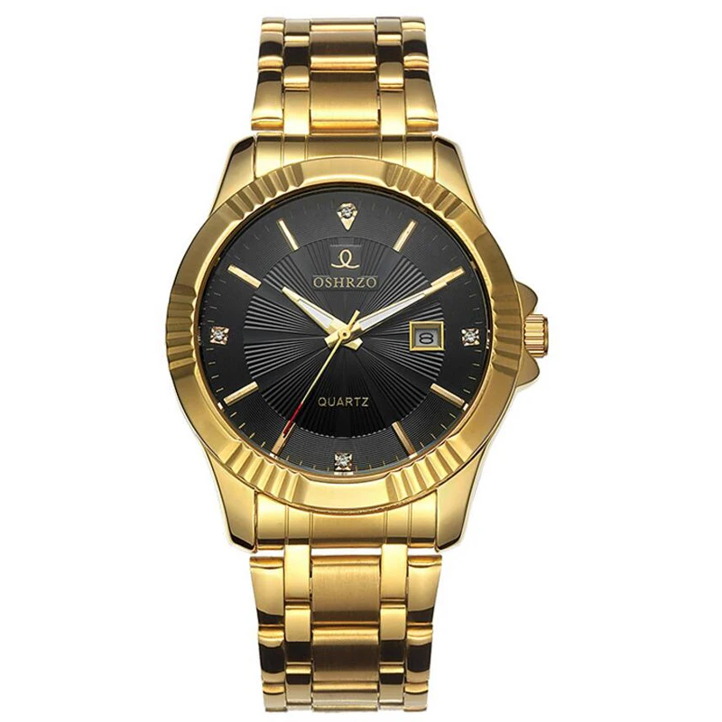 Мужские часы Роскошные Для мужчин аналоговые кварцевые Нержавеющая сталь ремень