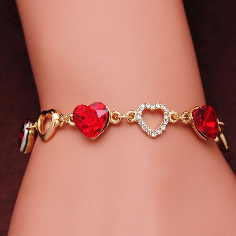Женский браслет с подвеской в виде сердца|bracelets for|heart bracelets for womenbracelets women gold |