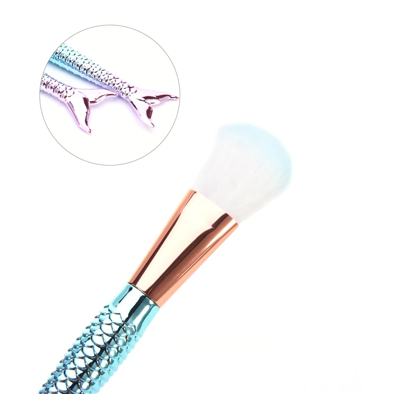 Новые Русалка составляют Расчёски для волос Набор бровей Подводка глаз Румяна