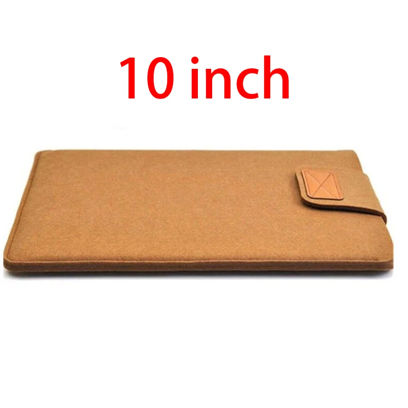 10 inch Khaki 7,9-10 дюймов Чехол-сумка, универсальный шерстяной фетровый чехол для планшета для ipad air 1 mini huawei Samsung 10,1 MIpad 4, чехол - Цвет: 10 inch Khaki