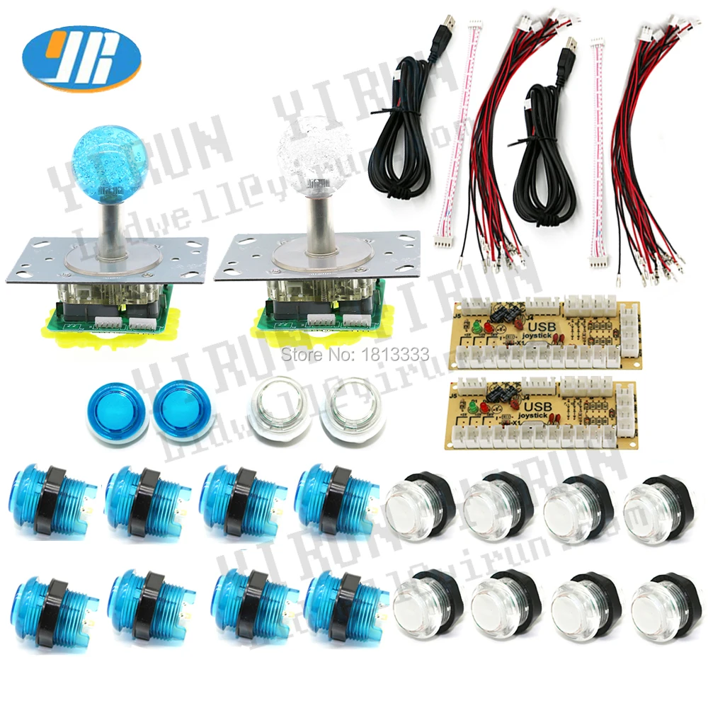Светодиодный аркадный набор сделай сам USB-плата с нулевой задержкой ПК 2X Raspberry Pi 4/8