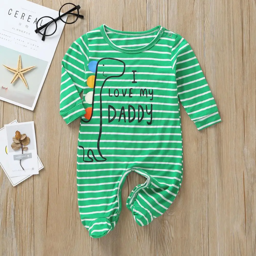 baby girls boys clothes set Long sleeve I Love my DADDY &amp Mummy rompers Newborn Infant jumpsuit Toddler Outfits | Детская одежда и