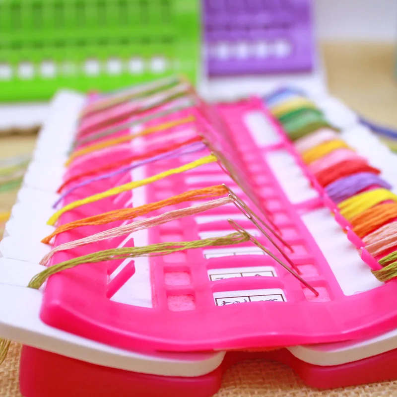 DIY швейная игла для вышивки крестом нить вышивка линия ящик хранения менеджер