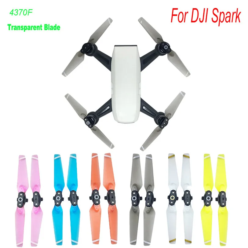 1 пара 4730F пропеллеров быстросъемные складные прозрачные лезвия для DJI SPARK