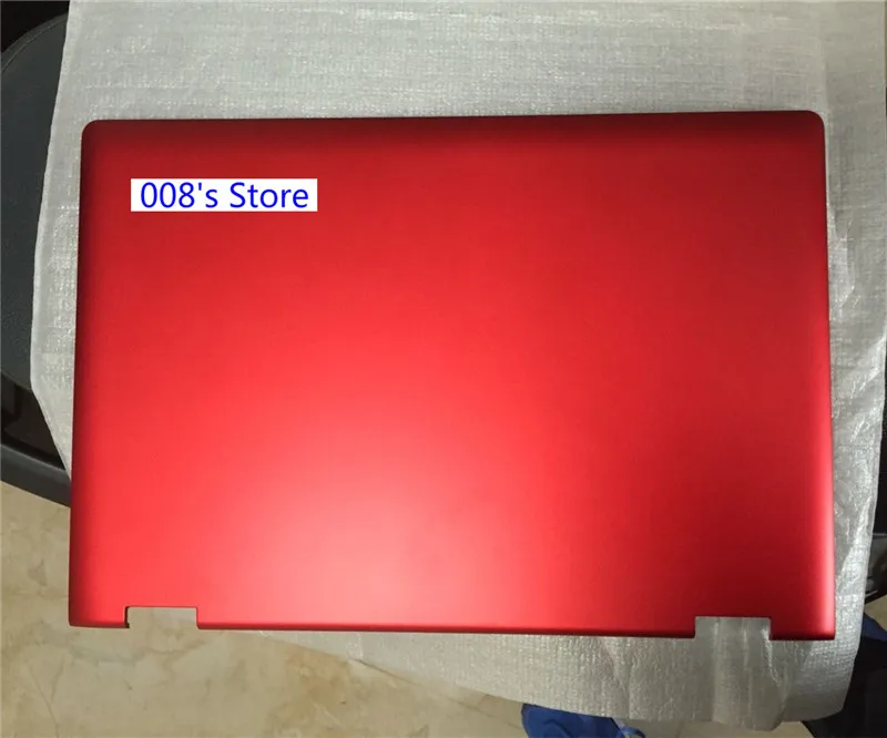 Red back cover Чехол для lenovo Yoga 500-14ISK Flex 3-1470 верхняя крышка задняя крышка/Упор для рук верхняя/клавиатура Великобритания США/нижний чехол Нижняя основа/петли - Цвет: Red back cover
