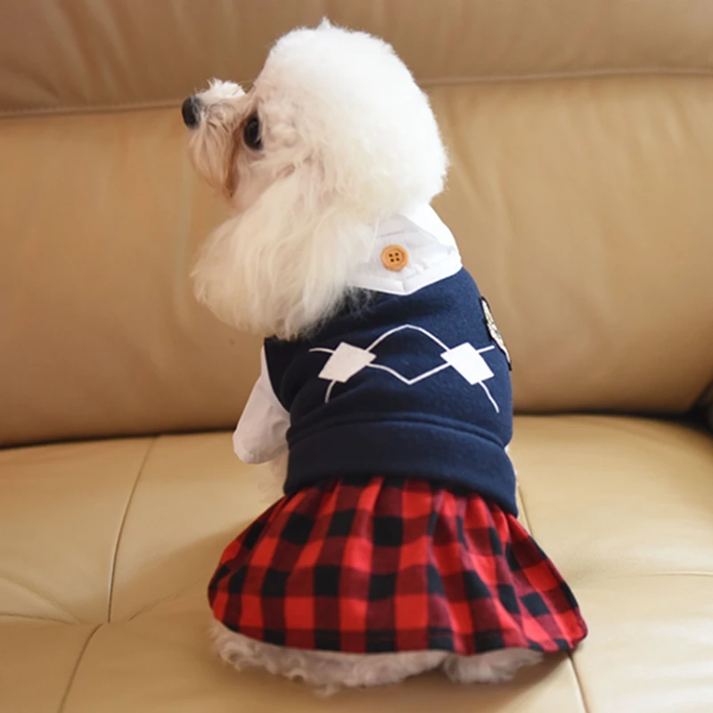 Осень/Зима Одежда с принтом в виде собак симпатичная собака щенок кампус пары suite