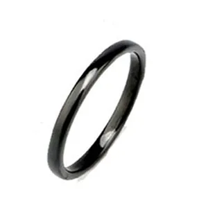 black color Модное космическое керамическое кольцо, Простой хвост, кольцо для женщин, обручальное кольцо, подарок, ширина 2 мм, белый/черный/розовый/синий/фиолетовый, 5 цветов, коробка - Цвет основного камня: black color