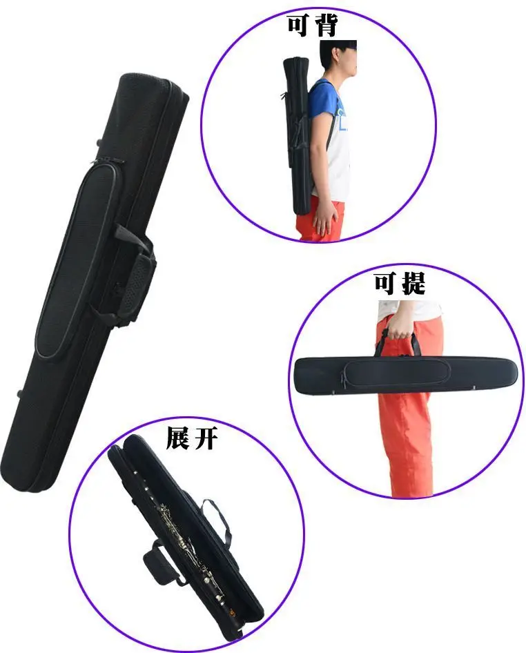 New portable Bb soprano clarinet bags case black | Спорт и развлечения