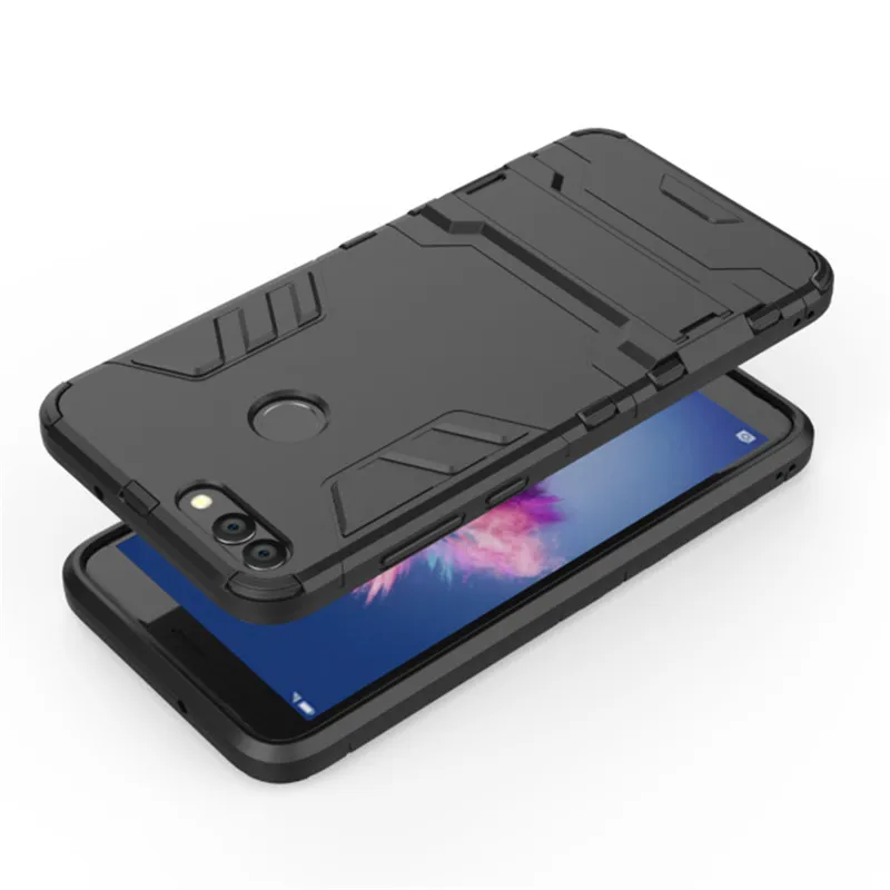 Для Huawei P Smart Cover случае Железный человек подставка держатель жесткий чехол для