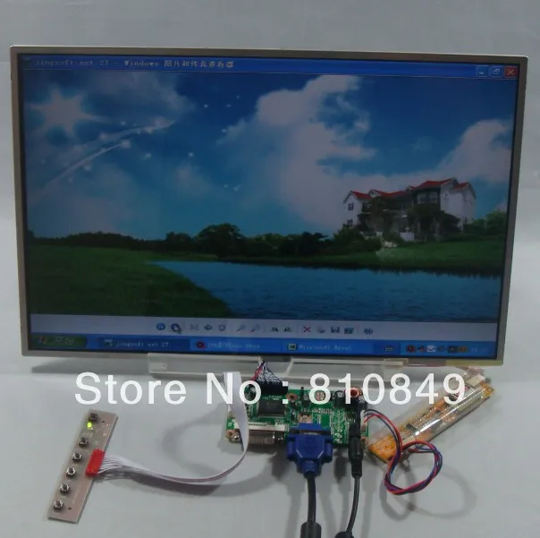 

DVI+VGA Control board+17.3inch 1920*1200 B170UW01 LP171WU LTN170 LU1cd panel
