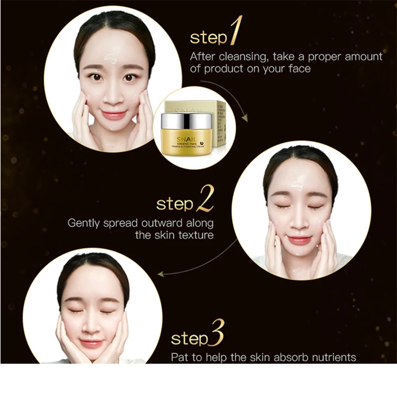 BISUTANG красный женьшень улитка увлажняющий крем для кожи щадящий лица | Красота и