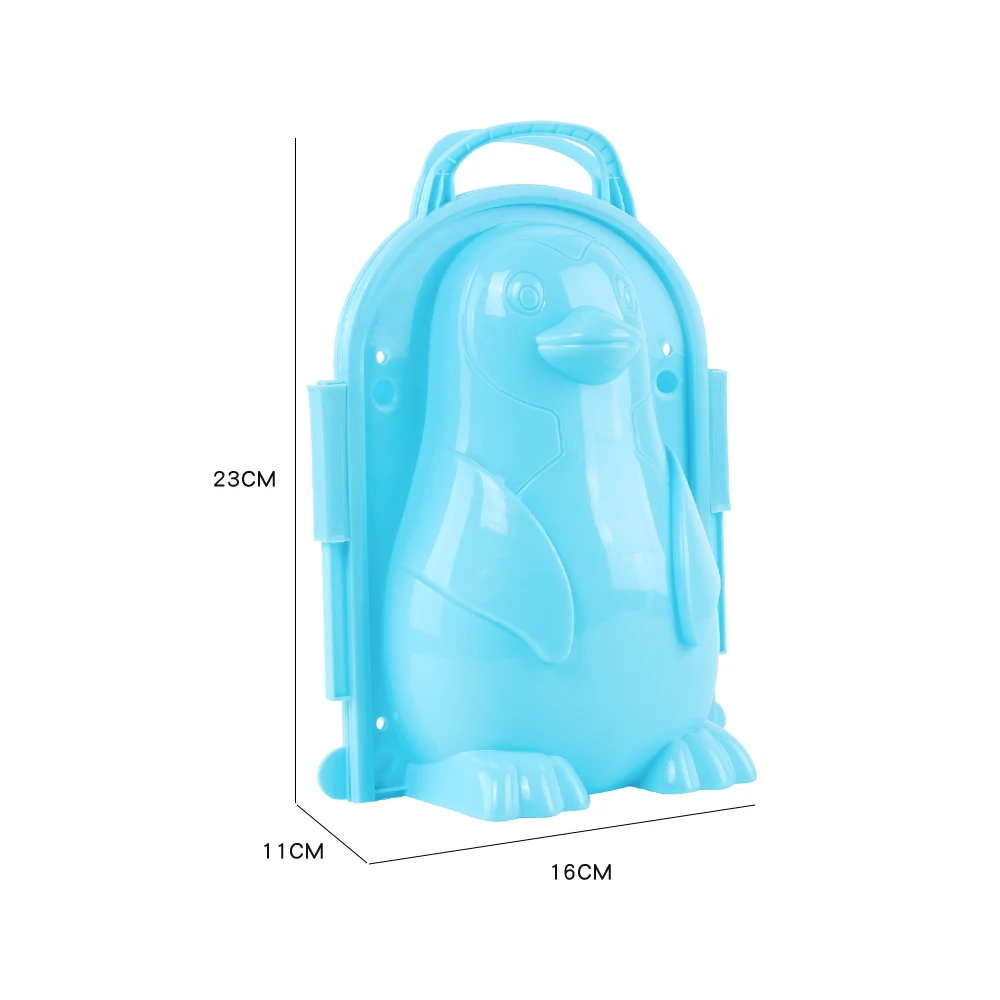 Забавная пляжная Песочная игра 3D мультфильм Пингвин плесень пляж снег модель