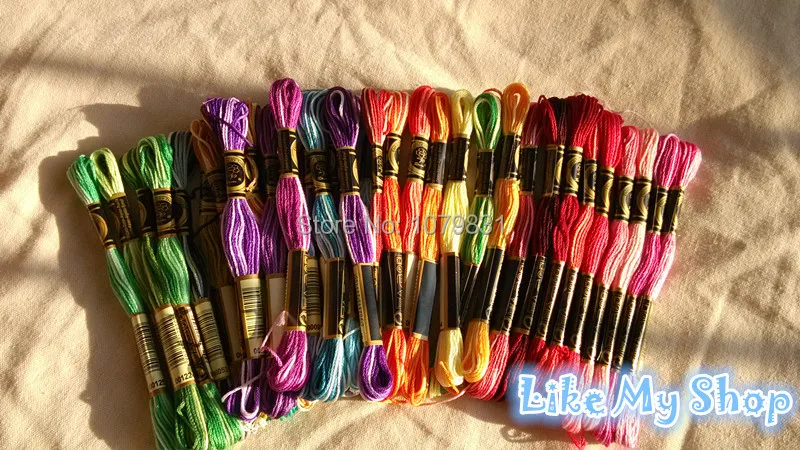 35 шт. Похожие DMC цветовые вариации вышивка хлопчатобумажная нить для вышивки