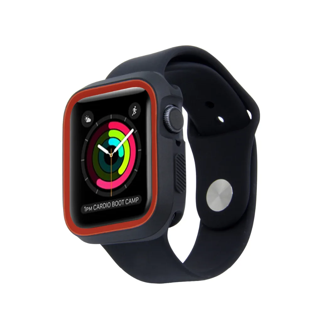 Защитные чехлы для apple watch case 40 мм 44 Iwatch series 4 TPU силиконовый мягкий защитный чехол