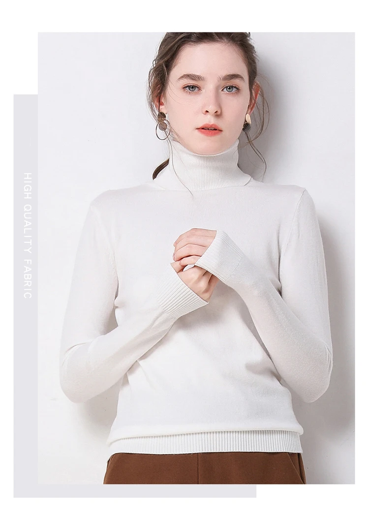 Autumn Winter sweater women turtleneck cashmere sweater knitted pullover women sweter fashion sweaters new Plus Size tops