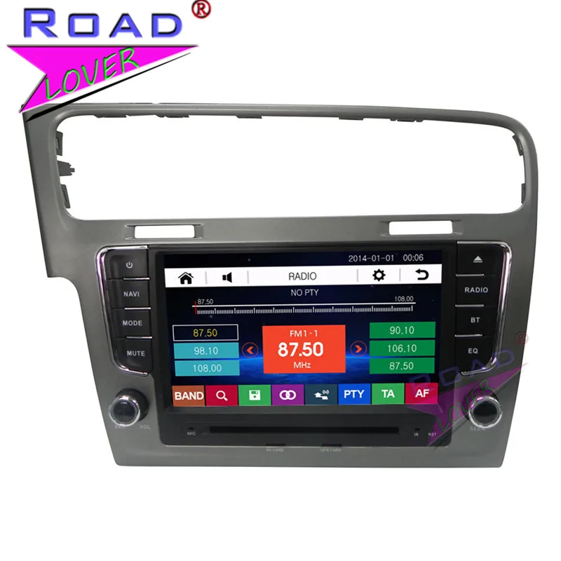 Автомобильный медиацентр TOPNAVI Wince 6 0 2 Din 8 дюймов DVD плеер авторадио для VW Golf 7 2013