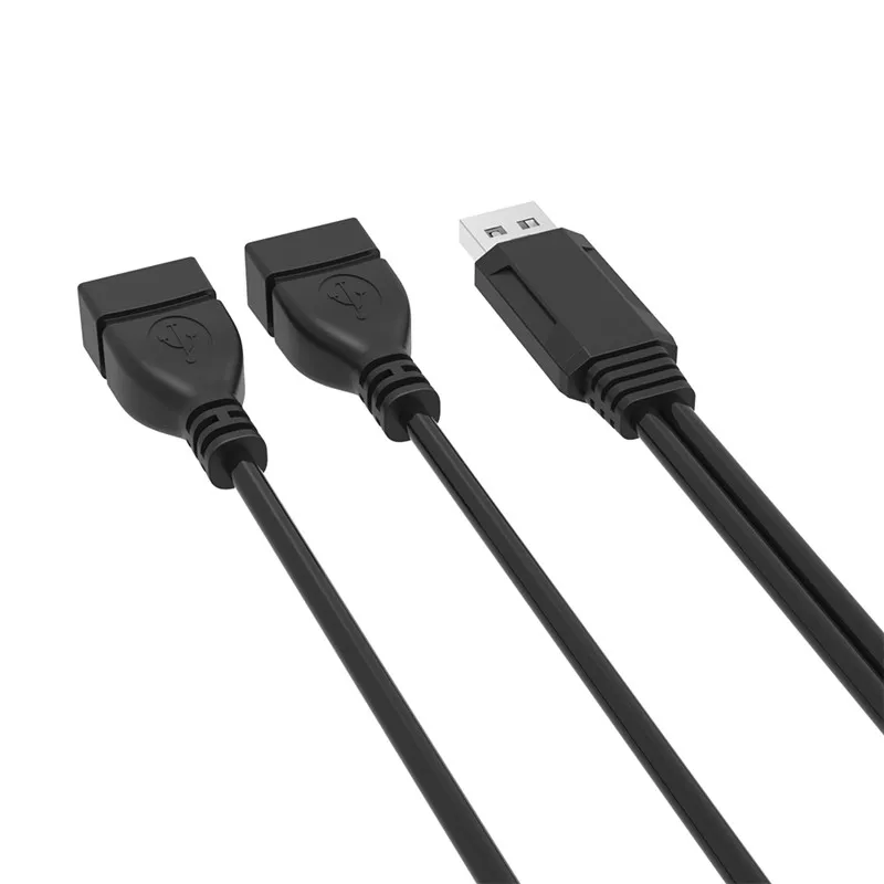 Uverbon Быстрый USB2.0 УДЛИНИТЕЛЬ Мужской до 2 Женский кабель для синхронизации данных кабель для зарядки USB разветвитель для ноутбука настольный компьютер, принтер жесткий диск