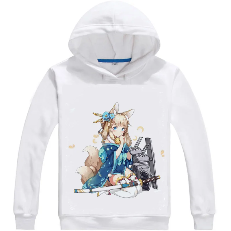 Azur Lane толстовки мужские хип-хоп Аниме Толстовка корабль-девочка мир военных кораблей HMS Белфаст C35 Женские аниме косплей толстовки - Цвет: Красный