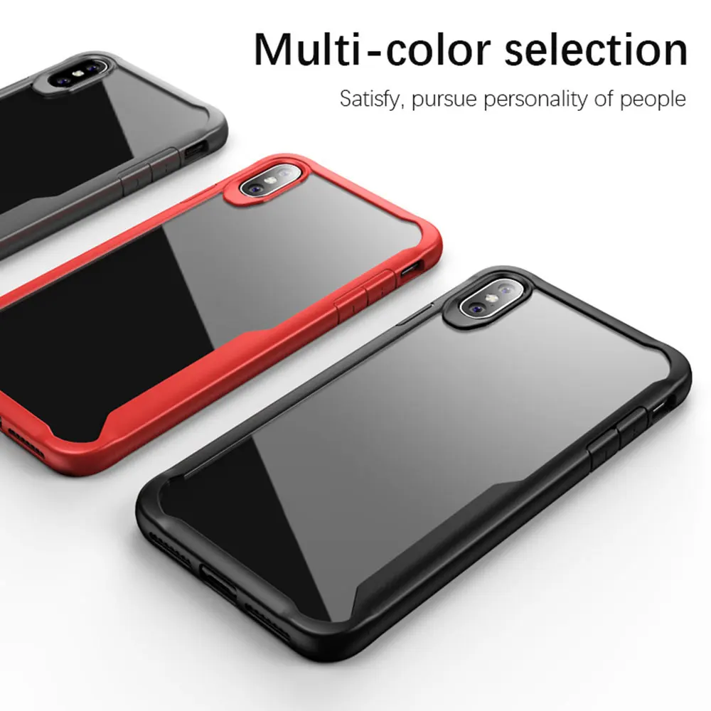 Силиконовый чехол KISSCASE из ТПУ для телефона Xiaomi Mi 8 A2 Lite Max 3 прозрачные чехлы ПК Redmi