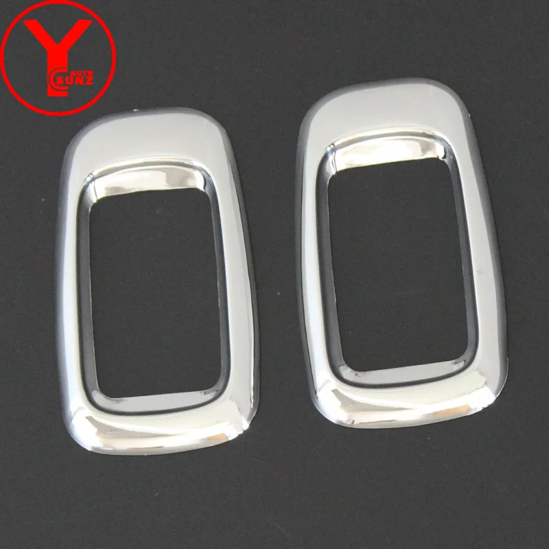 Хромированная накладка на обод боковой лампы для Toyota Land cruiser Prado fj90 3400 спойлер SUV ABS