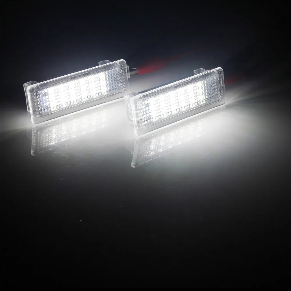 ANGRONG 2x яркий белый 18 SMD светодиодный дверной светильник для BMW E60 E61 E63 E64 E81 E87 E90 E91 E85