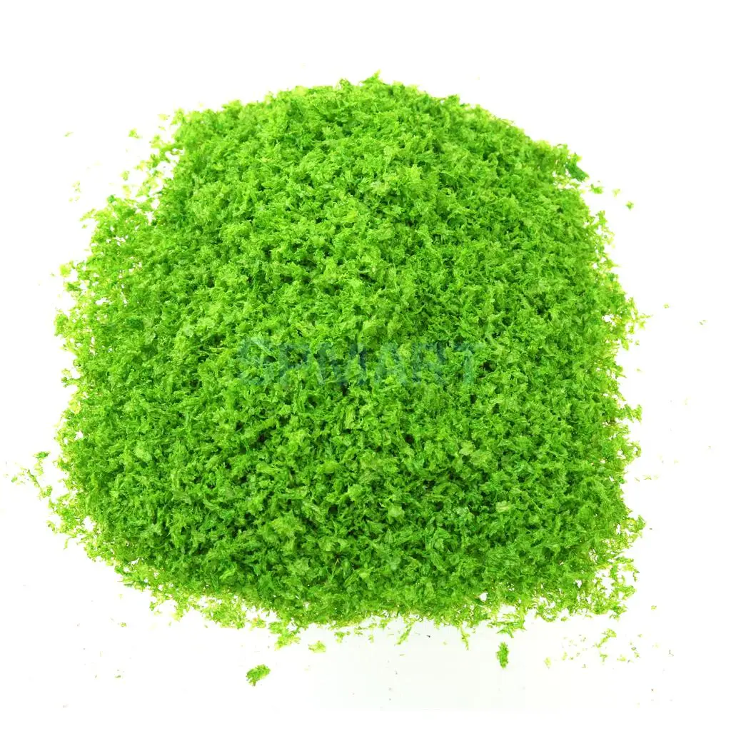 Light Green Модель с листвой живописный материал для мини дерево куст хедж DIY железная дорога Wargame Diorama аксессуар различные формы цвет - Цвет: Light Green