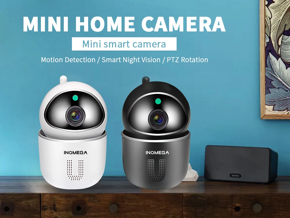 INQMEGA 1080P облачная ip-камера с автоматическим отслеживанием, камера наблюдения для домашней безопасности, беспроводная WiFi сетевая CCTV камера, детский монитор