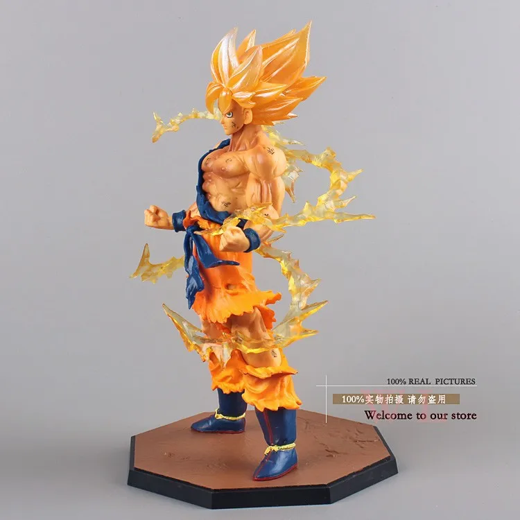 Новое поступление Аниме Dragon Ball Z Super Saiyan Son Goku ПВХ фигурка коллекционная игрушка