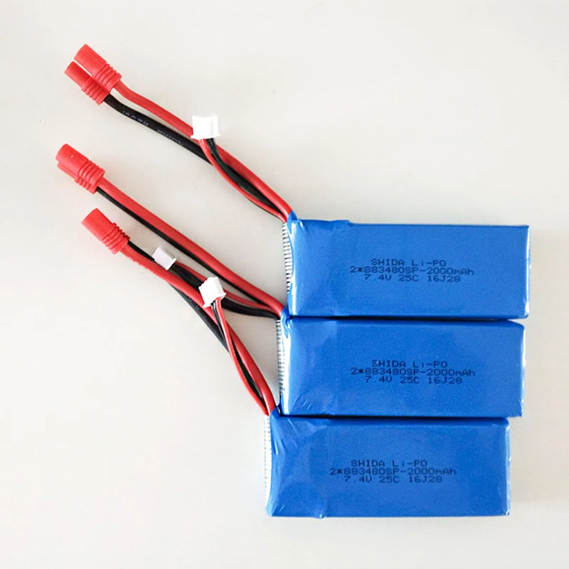 ZDF 2000mAh 7 4 V 25C Max 50C HUANQI H899 HQ батарея RC Дрон rc Квадрокоптер копье части дистанционное