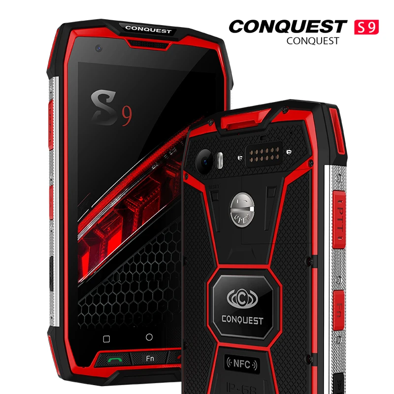 Conquest S9 водонепроницаемый смартфон с IP68 Android 7 1 5 дюймов FHD 6 ГБ Оперативная память 64