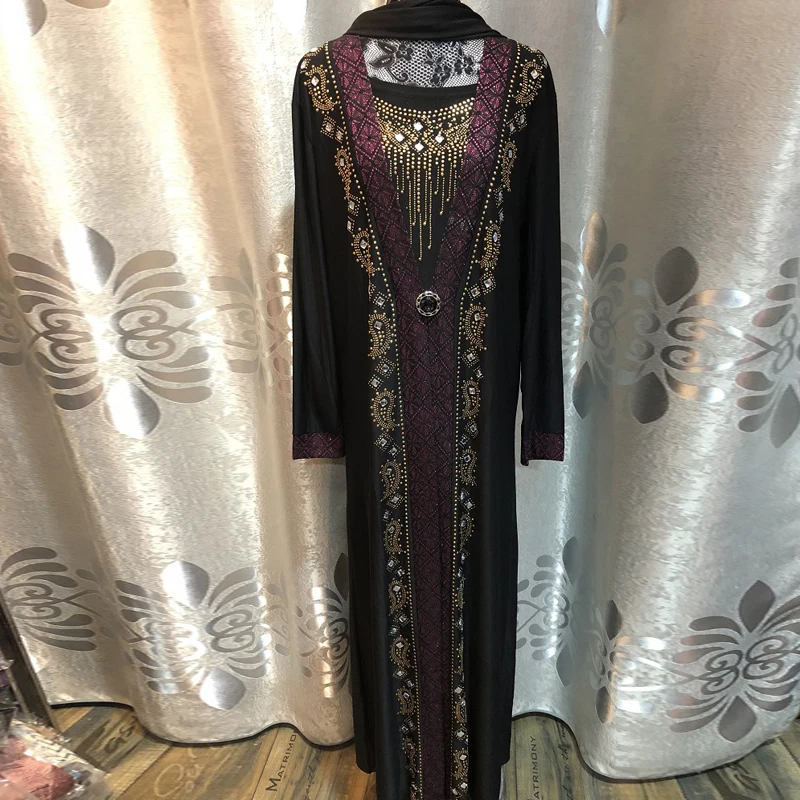 Мусульманский кафтановый халат Eid Abaya Арабская хиджаб мусульманское платье Caftan