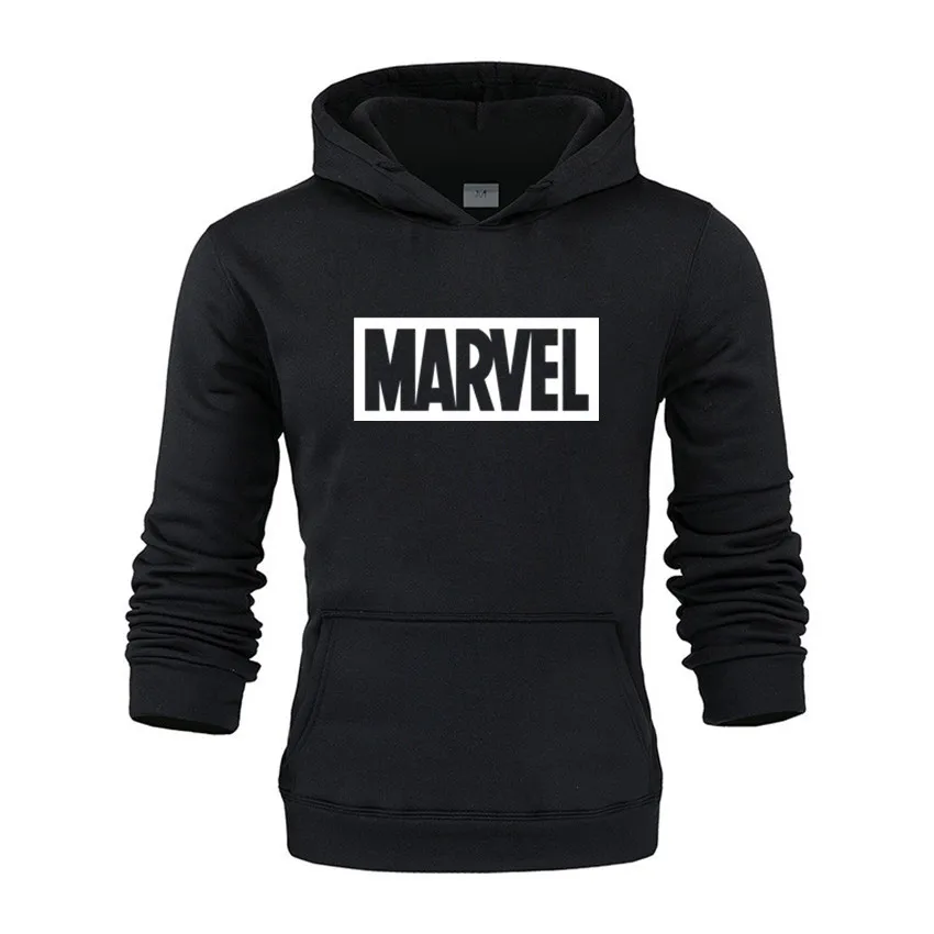 2019 осенние и зимние брендовые толстовки мужские высокого качества MARVEL с