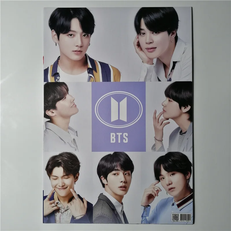 8*(42x29 см) KPOP в стиле корейских звезд(Bangtan Boys BLACKPINK GOT7 WANNA ONE EXO BIGBANG) плакаты наклейки на стену kpop ВСЕ ЗВЕЗДЫ