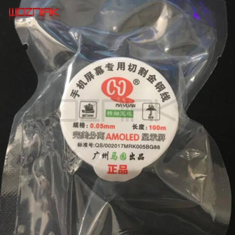 ЖК-экран разделительная линия Высокое качество алмазная проволока 0 05 мм 06 08 1 x 100