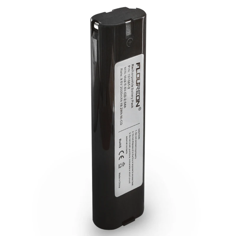 FLOUREON 9 6 V 2000mAh аккумуляторная NI-CD батарея замена электроинструментов для MAKITA 4190D 9000