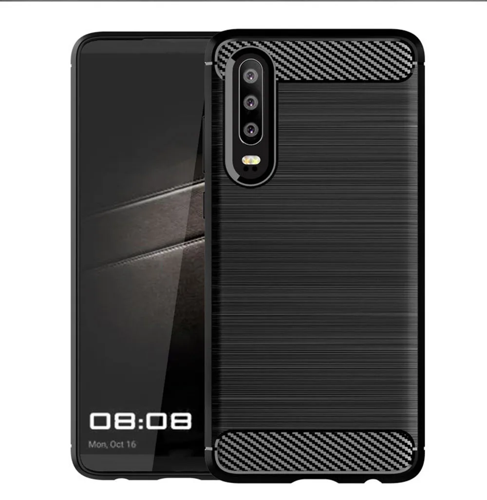 Чехол из углеродного волокна для huawei Honor 8A 8S 8X 8C 10i 20 10 20 lite Play P30 P20 PRO P Smart, задняя крышка для телефона, мягкий чехол