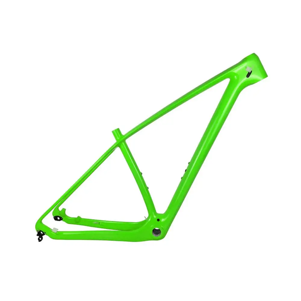Green Color Spcycle 27,5 er 29er T1000 карбоновая рама для горного велосипеда 650B карбоновая рама BSA 73 мм совместима с 142*12 мм или 135*9 мм - Цвет: Green Color