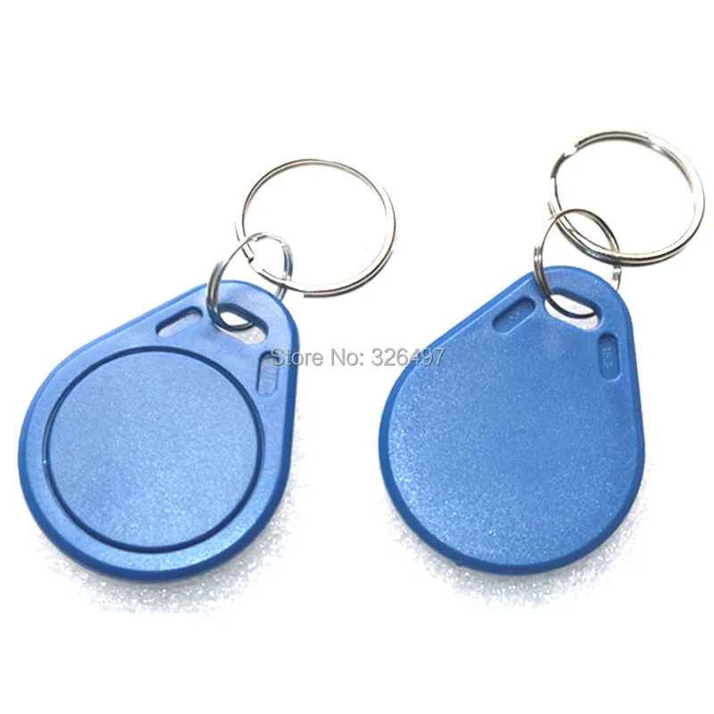 100 шт. RFID 13,56 МГц NFC метка жетон кольцо для ключей IC метки M1 s50 совместимые RFID Брелки разные цвета высокое качество