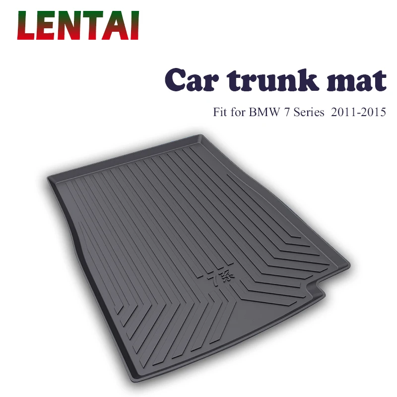 EALEN 1PC Car rear trunk Cargo mat For BMW 7 Series F01 F02 F03 F04 2011-2015 Car Boot Liner Tray Anti Slip Mat Accessories