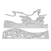 sea wave metal cutting dies stencil for diy scrapbooking paper cards making decor crafts new 2018 decoupe de clear stamps dies