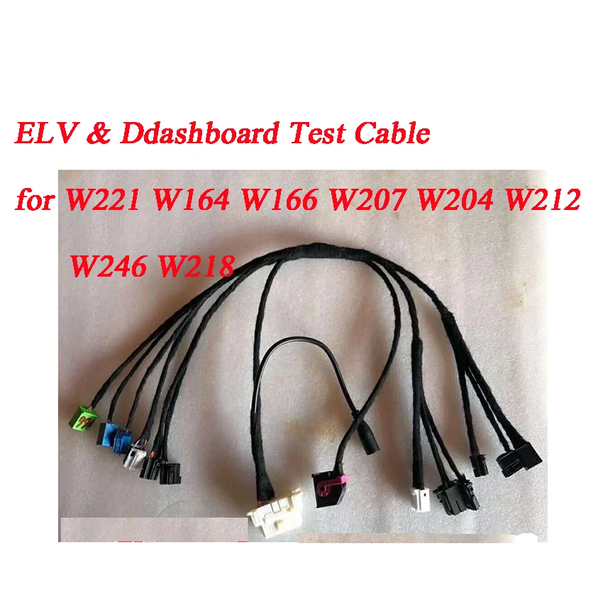 Испытательная платформа ELV и приборной панели для Benz W221 W164 W166 W207 W204 W212 W246 W218|Кабели
