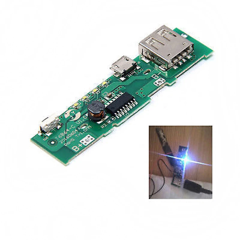 5 в 1а зарядное устройство плата зарядка печатная блок питания Повышающий Модуль