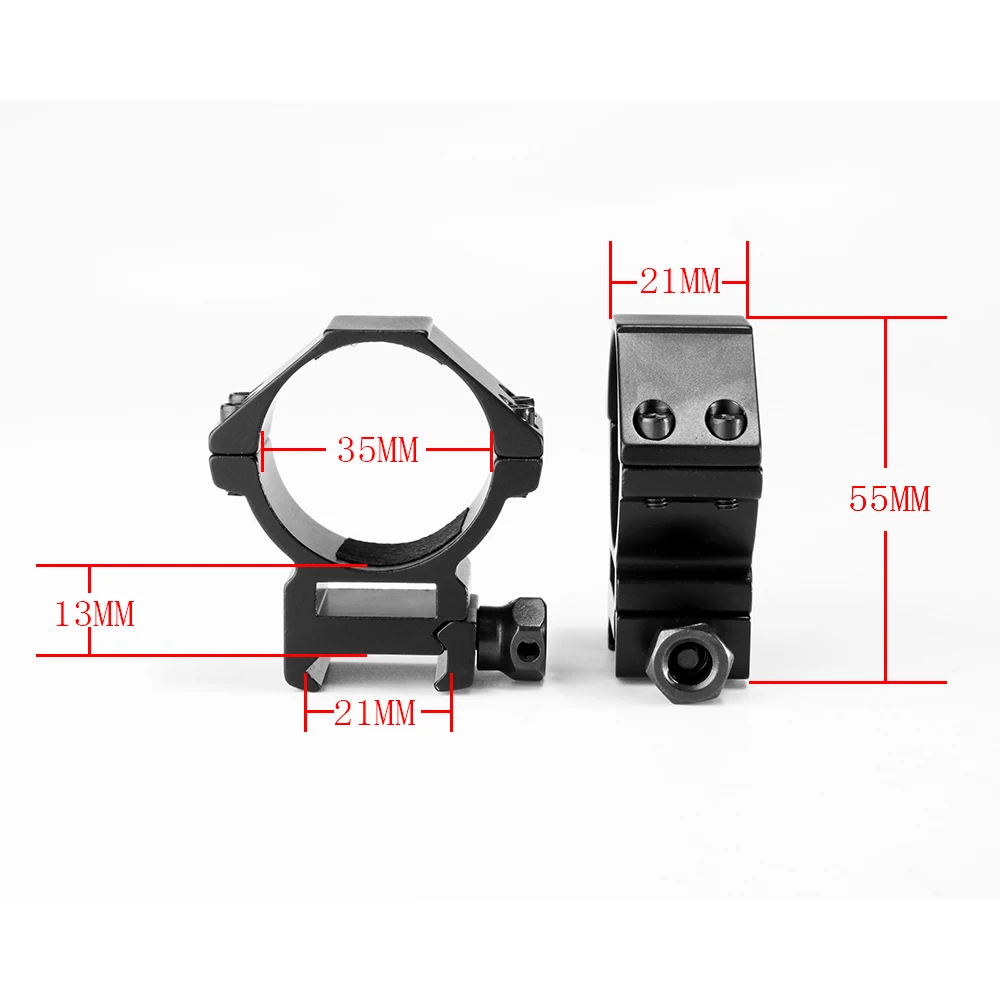 35MM Rifle Scope Mount 20mm weaver Riflescopes Rail Mounts For Tactical Hunting Air Optical Sight Rifles | Спорт и развлечения