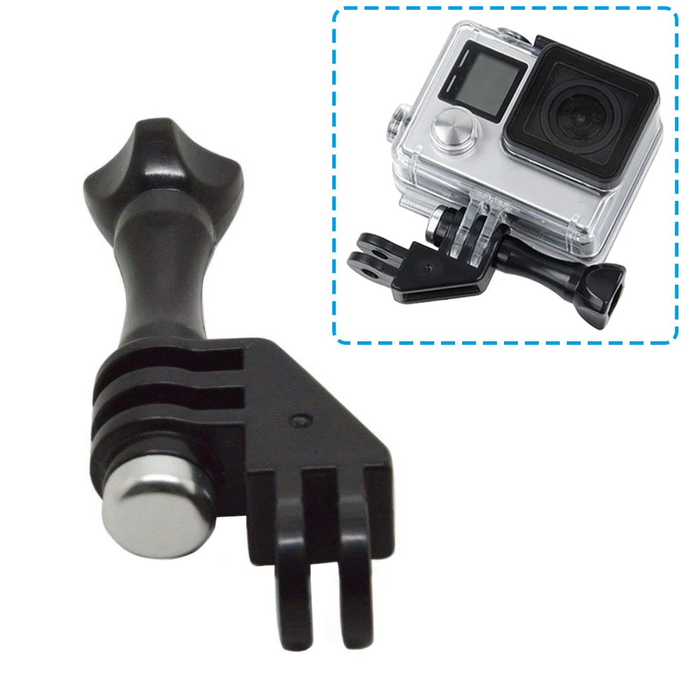 Для GoPro аксессуары 90 градусов направление черный адаптер Локоть крепление для Hero