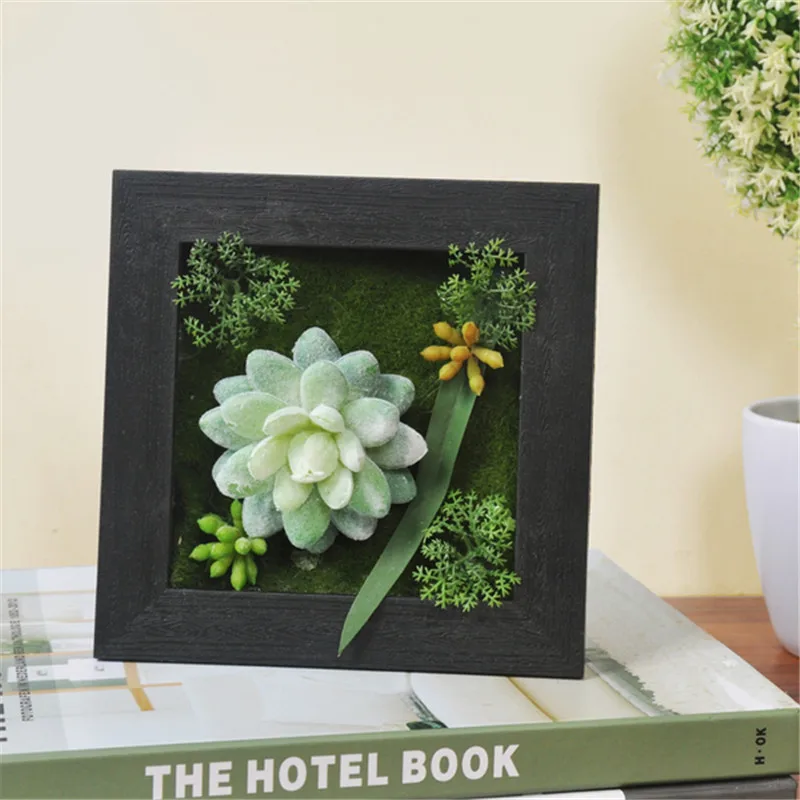 Пастырской украшения дома суккуленты трехмерные гобелены моделирования цветы и