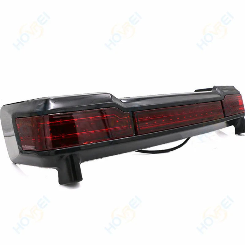 Мотоцикл LED ходовой тормозной фонарь задний для Harley Touring Trunk King Tour Pack Wrap около 2009-2013